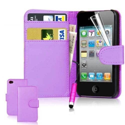 iPhone 4 / 4S Wallet Folio Case Cover